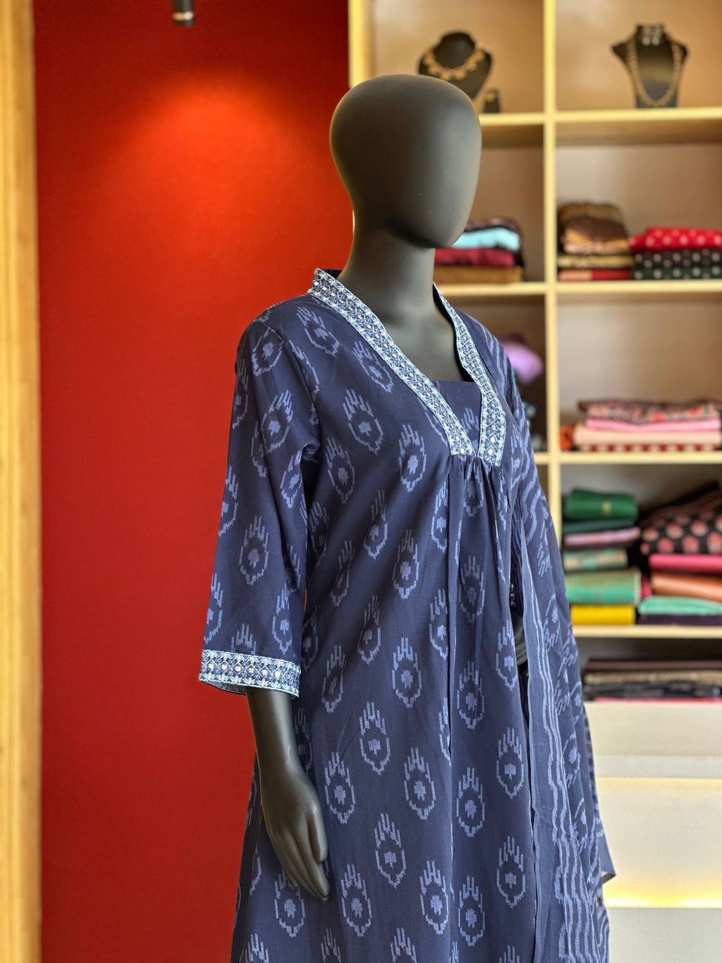 Premium Cotton Churidar Set – Elegant Comfort with Timeless Style