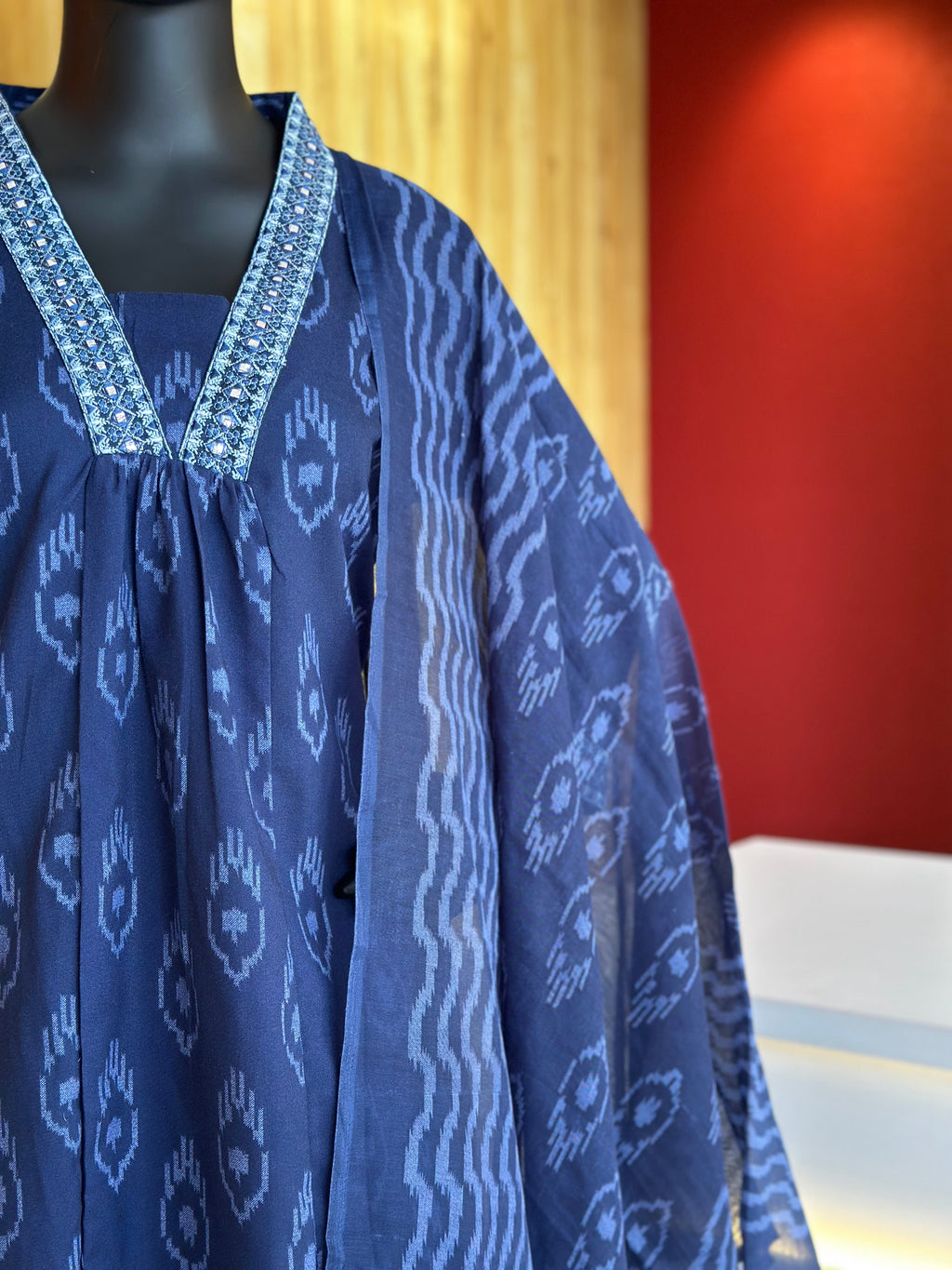 Premium Cotton Churidar Set – Elegant Comfort with Timeless Style