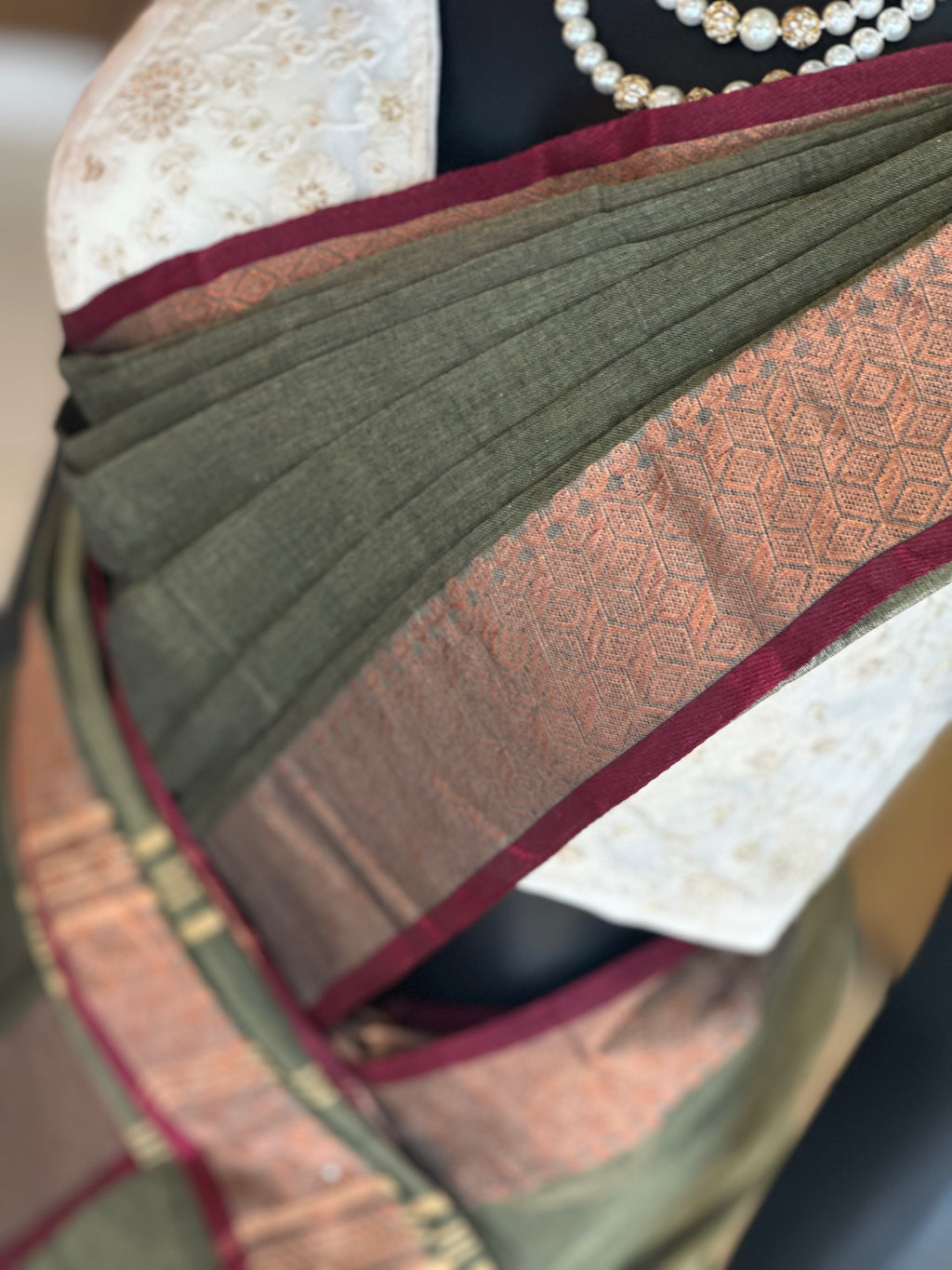 Bengal Kumari Cotton Saree – Everyday Elegance in Pure Comfort