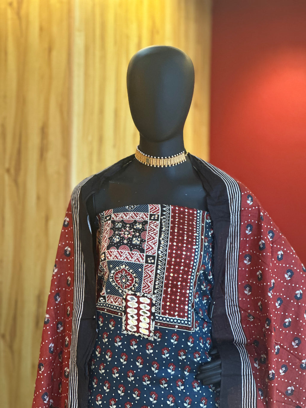 Chameli Silk Embroidery Dress Material – Premium Festive Wear by Ayka Fashions