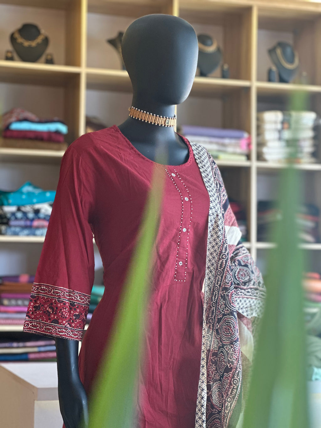 Cotton Umbrella Cut Churidar / Salwar Set – Elegant Flared Style by Ayka Fashions